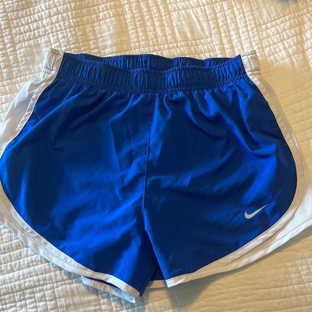 Blue dri-fit nike shorts